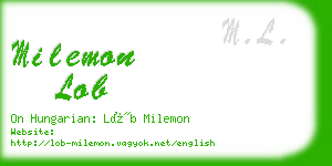 milemon lob business card